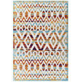 Reflect Tamako Diamond and Chevron Moroccan Trellis 5x8 Indoor / Outdoor Area Rug by Modway