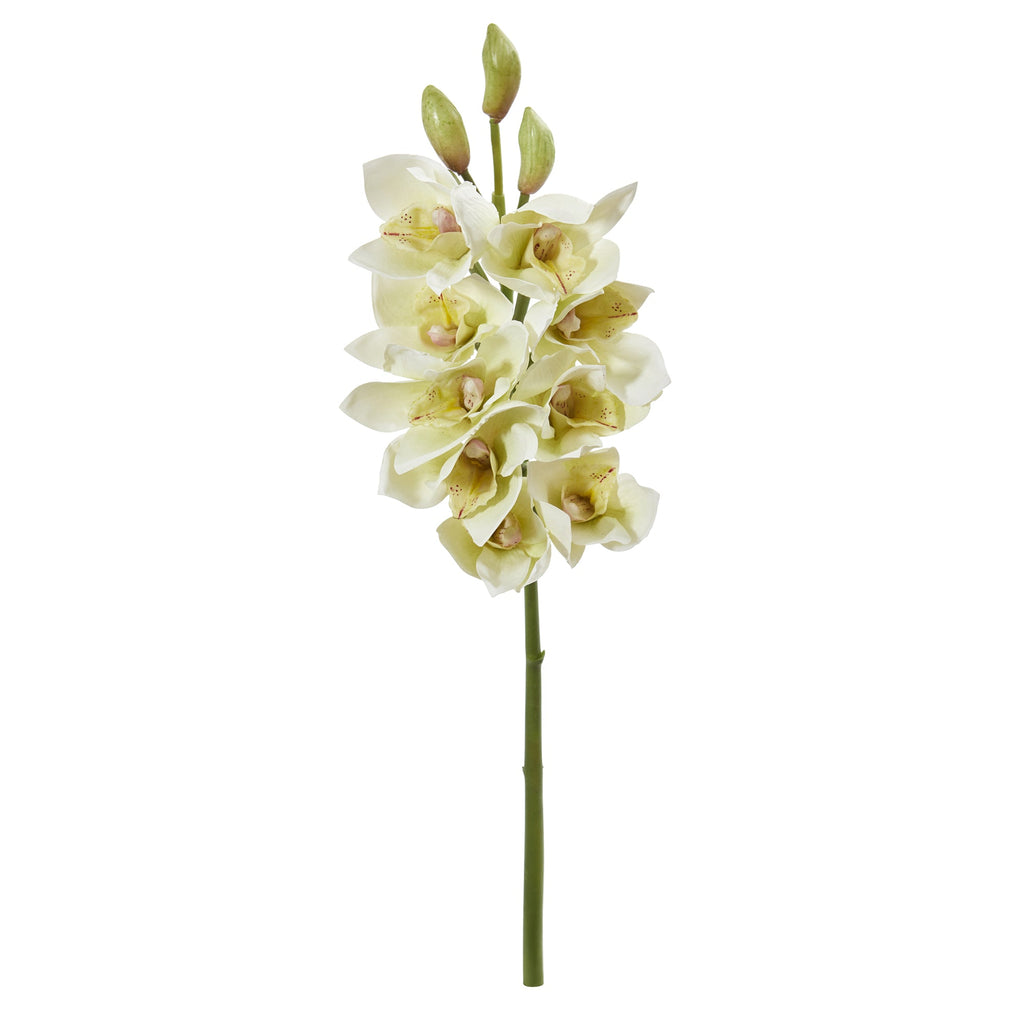 20" Cymbidium Orchid Artificial Flower (Set of 4)