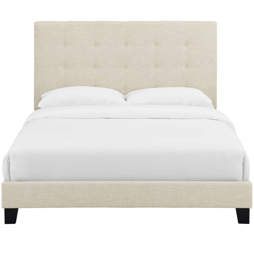 Melanie Tufted Button Upholstered Fabric Full Platform Bed by Modway