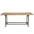Effuse Rectangle Wood Top Dining Table by Modway