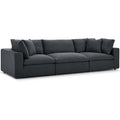 Commix 3 Piece Down Filled Overstuffed Sectional Sofa Set by Modway