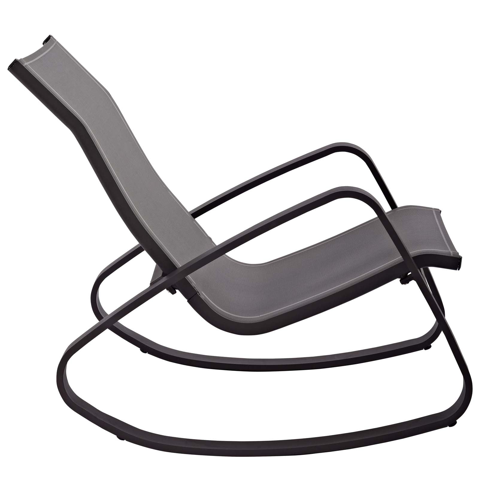 Traveler Rocking Outdoor Patio Mesh Sling Lounge Chair by Modway