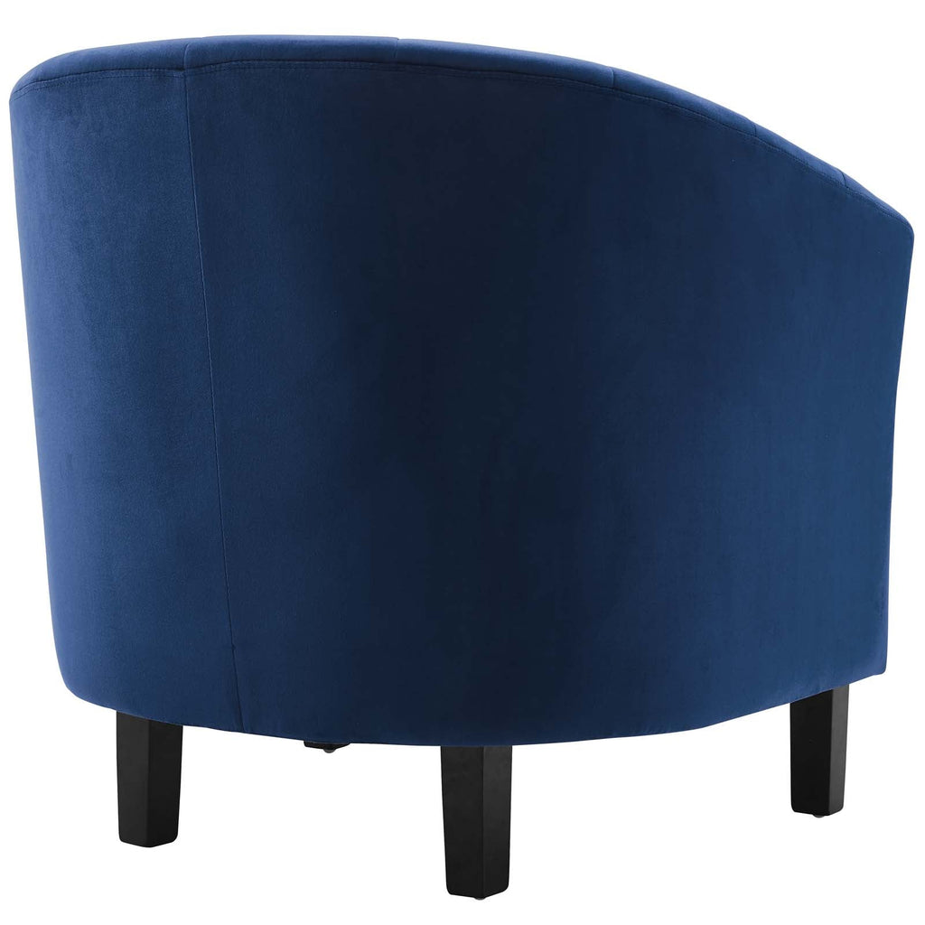 Prospect Channel Tufted Performance Velvet Armchair Set of 2 by Modway