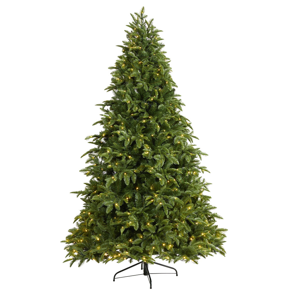 7.5' Wyoming Fir Artificial Christmas Tree w/ 500 Clear LED Lights