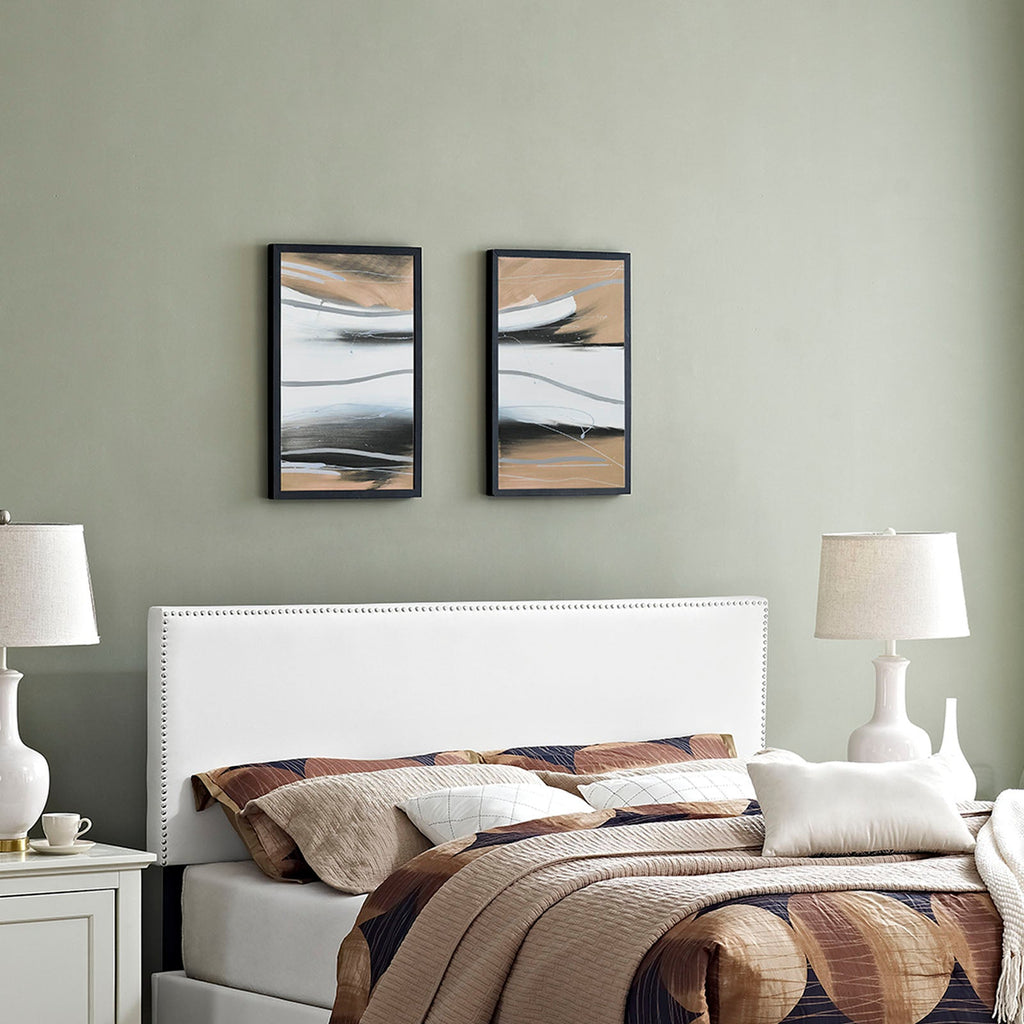 Phoebe Upholstered Vinyl King Headboard by Modway