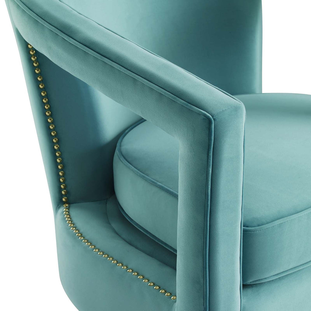 Frolick Performance Velvet Armchair by Modway