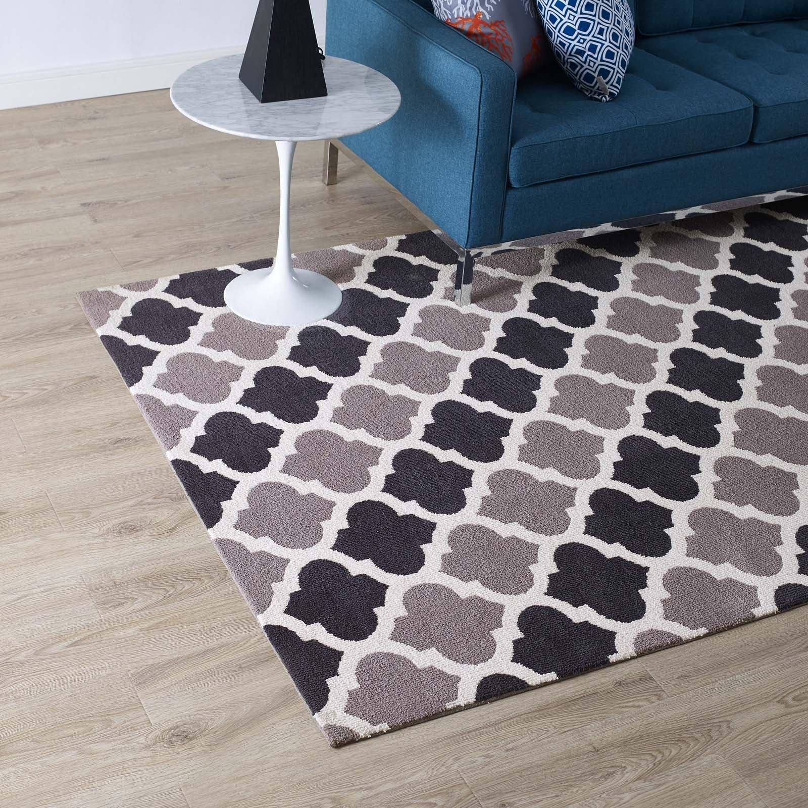 Lida Moroccan Trellis 5x8 Area Rug by Modway