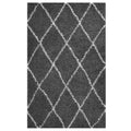 Toryn Diamond Lattice 5x8 Shag Area Rug by Modway