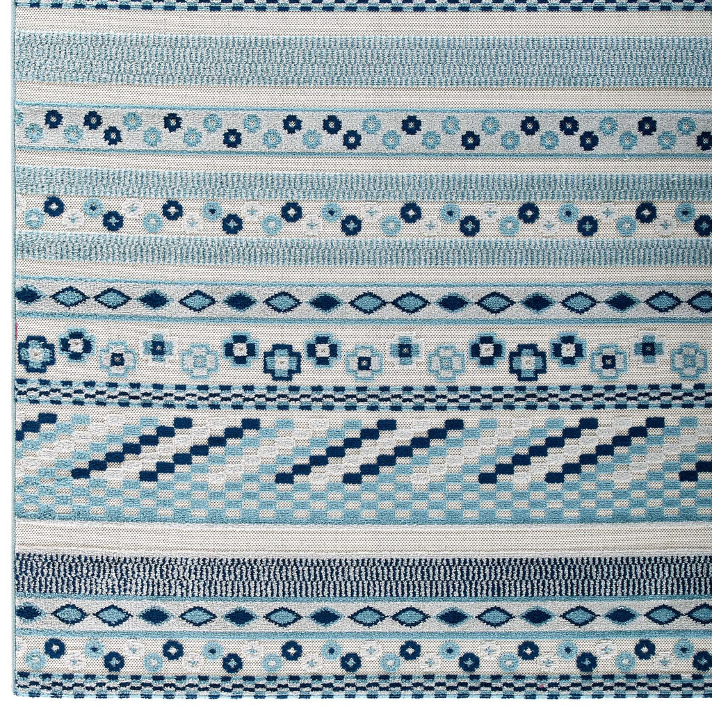 Reflect Cadhla Vintage Abstract Geometric Lattice 5x8 Indoor and Outdoor Area Rug by Modway