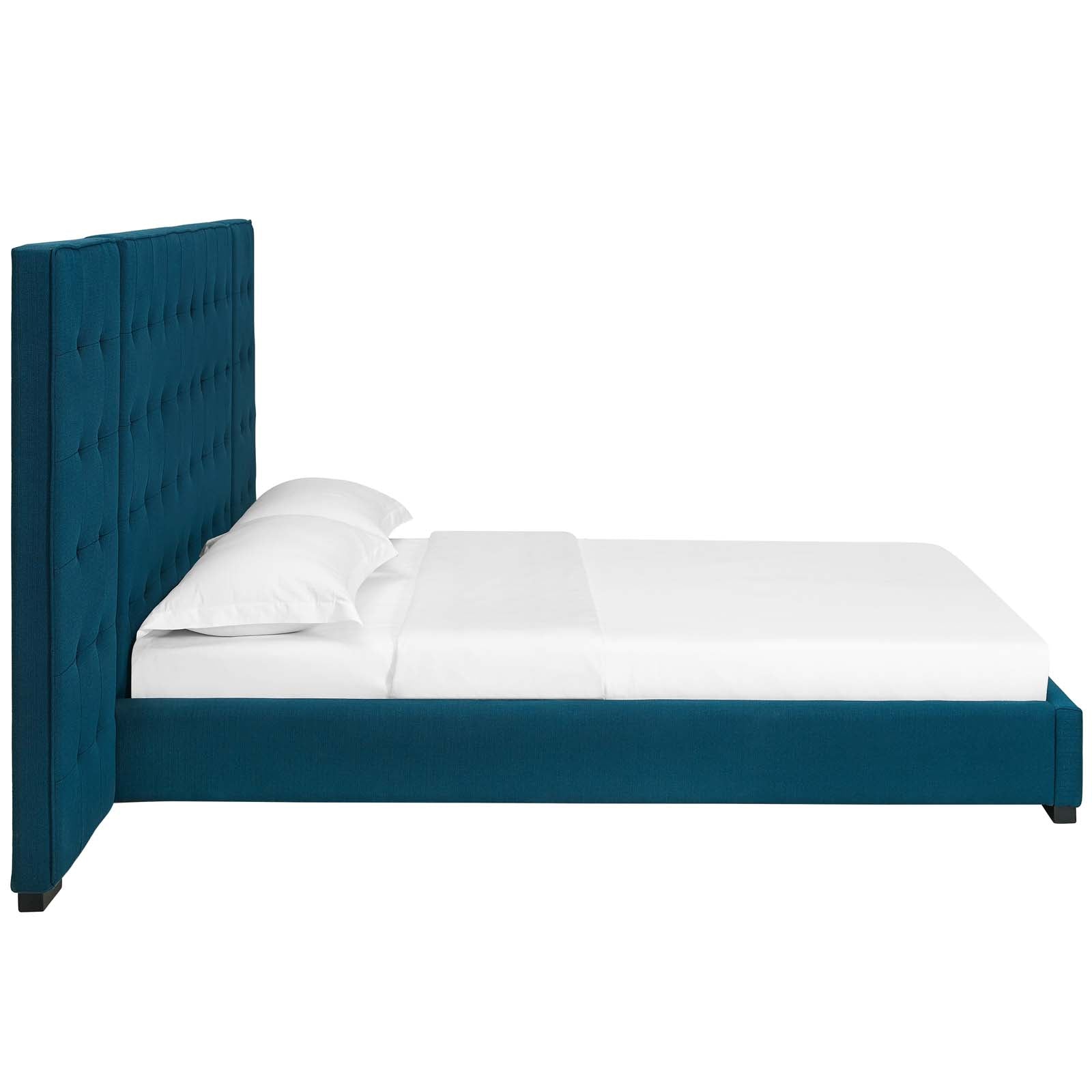 Sierra Upholstered Fabric Queen Platform Bed by Modway