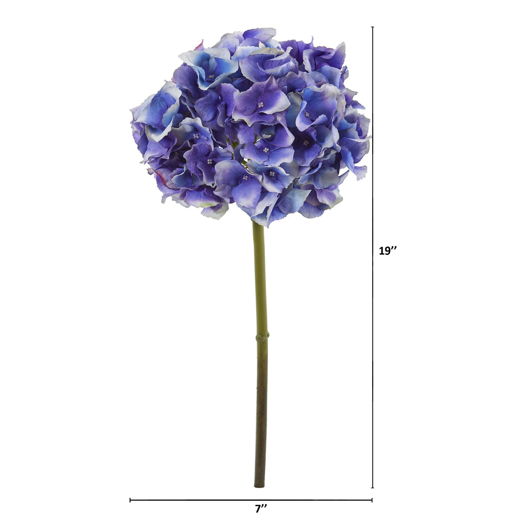 19" Hydrangea Artificial Flower (Set of 6)