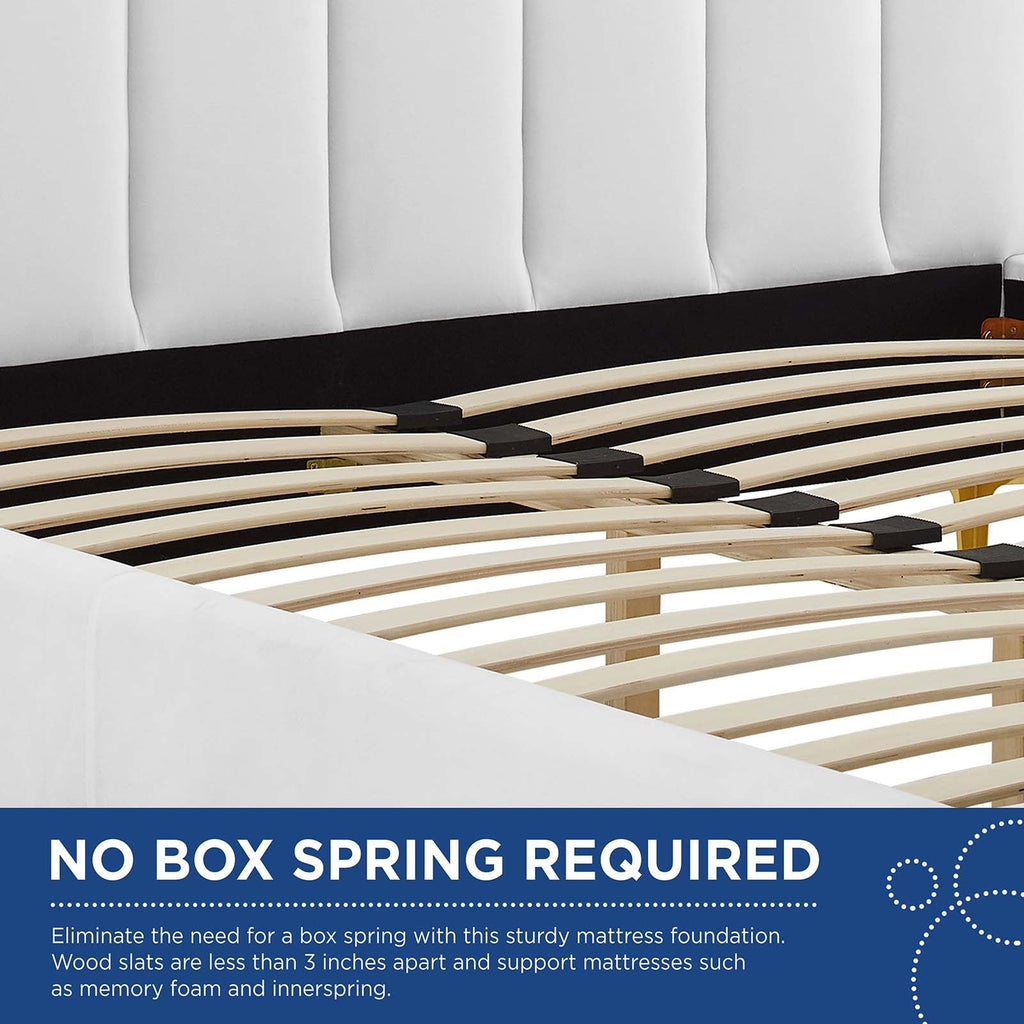Olivia Performance Velvet Queen Platform Bed by Modway