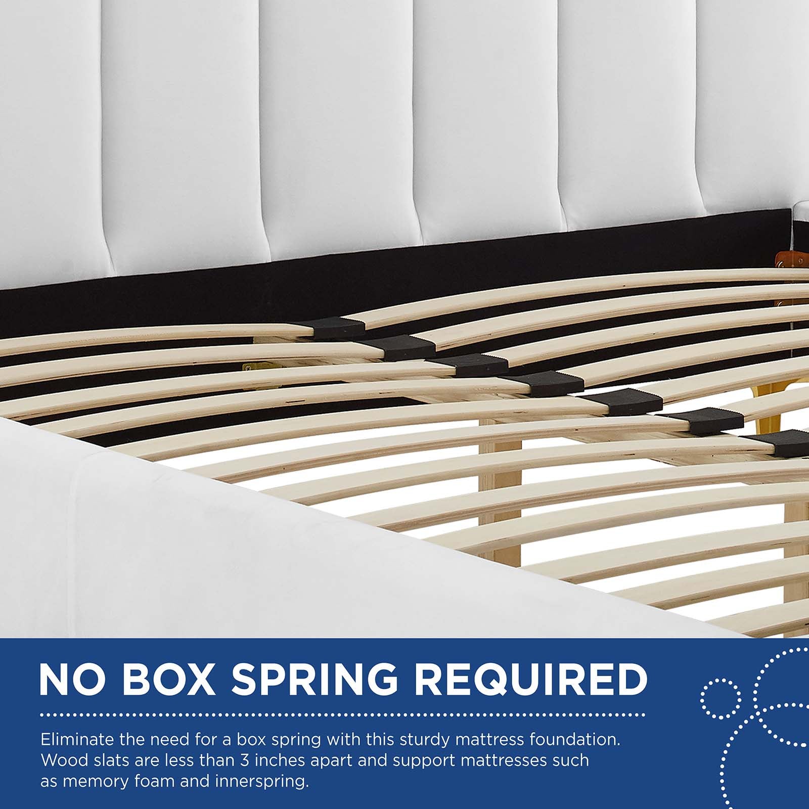 Olivia Performance Velvet Queen Platform Bed by Modway