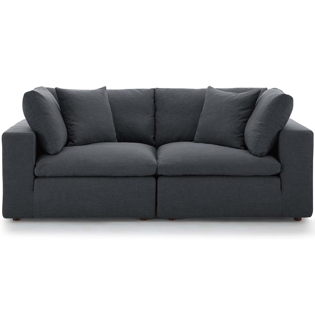 Commix 2 Piece Down Filled Overstuffed Sectional Sofa Set by Modway