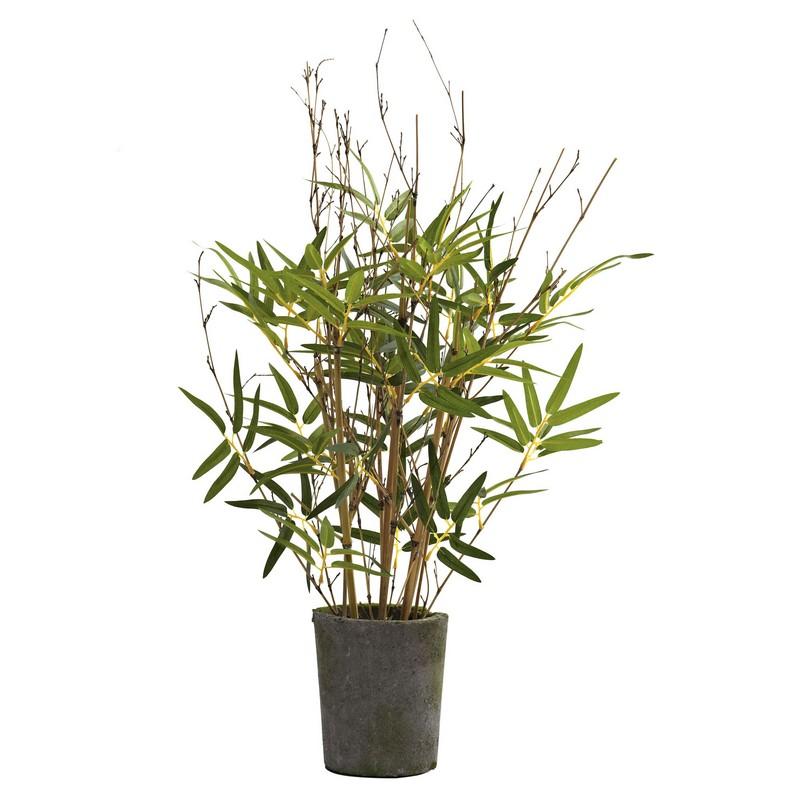 27"  Bamboo Tree w/Cement Pot