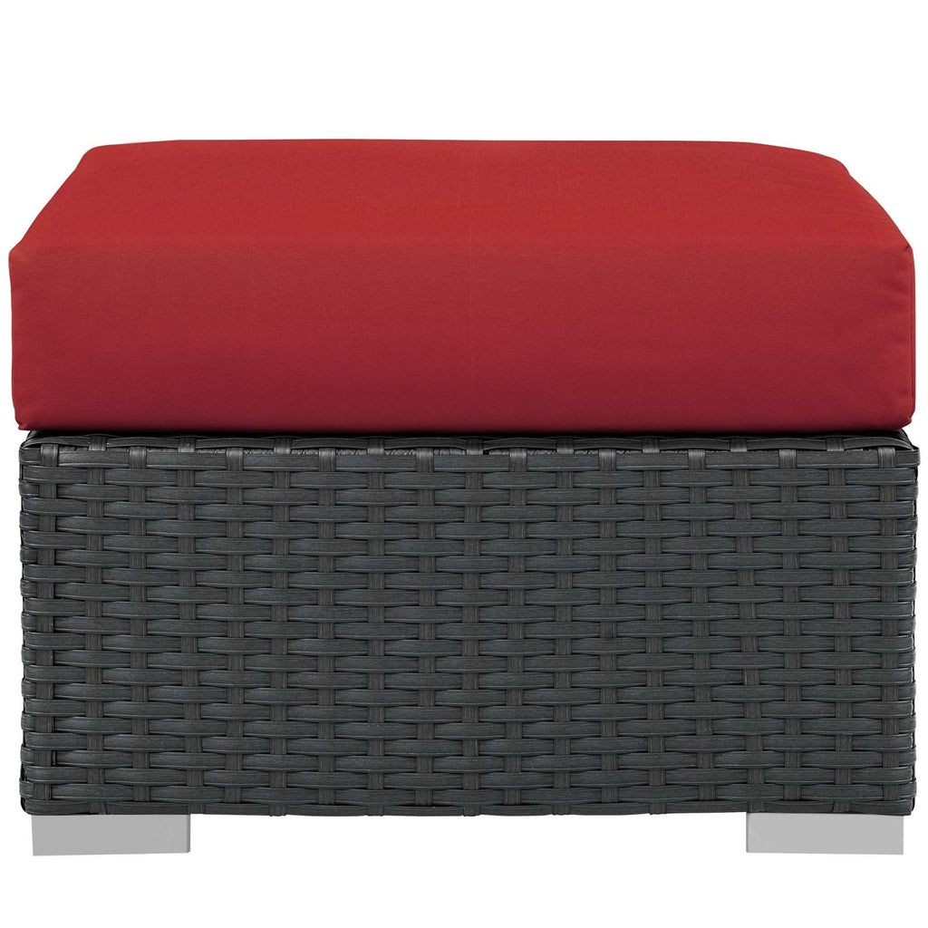 Sojourn Outdoor Patio Sunbrella¨ Ottoman by Modway