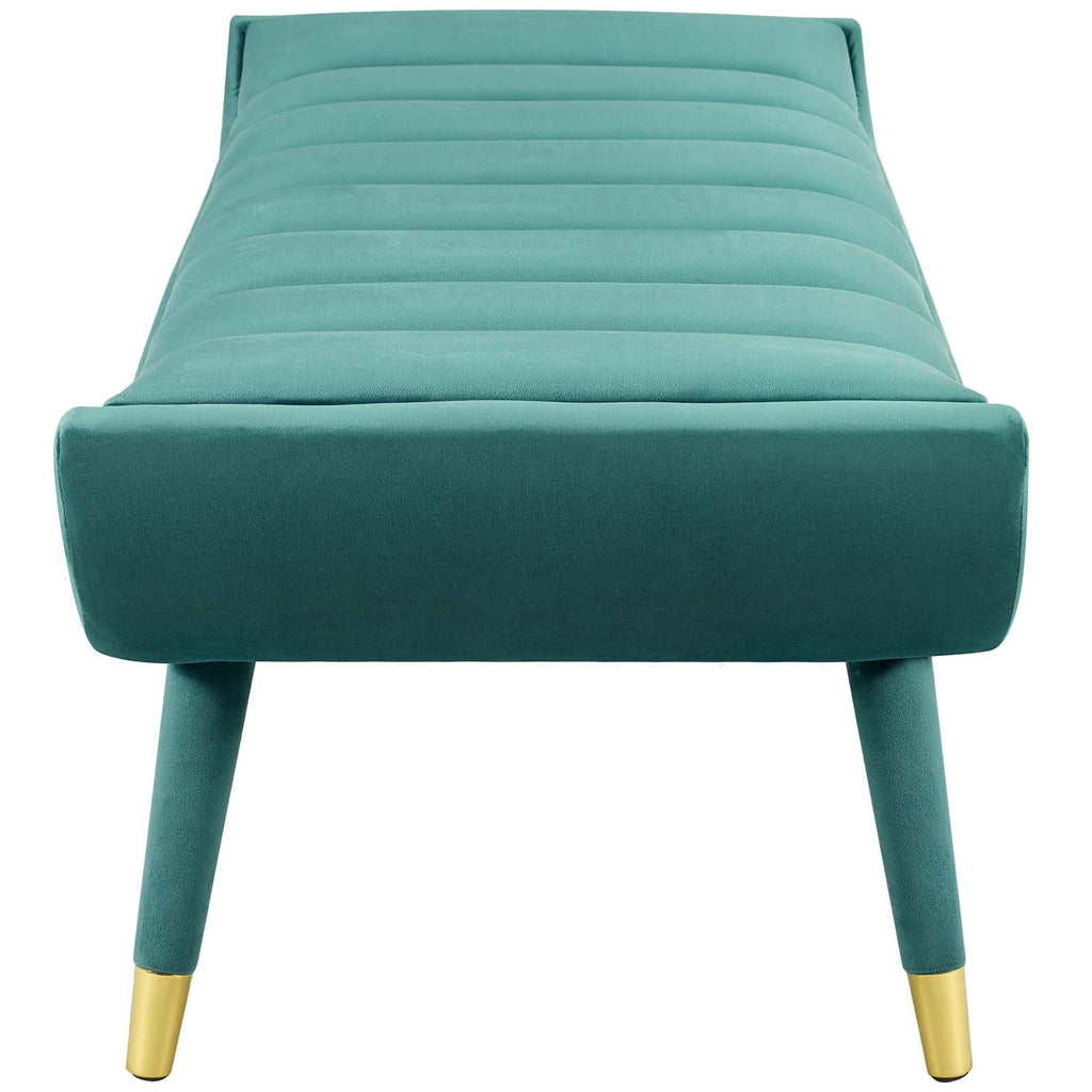 Guess Channel Tufted Performance Velvet Accent Bench by Modway