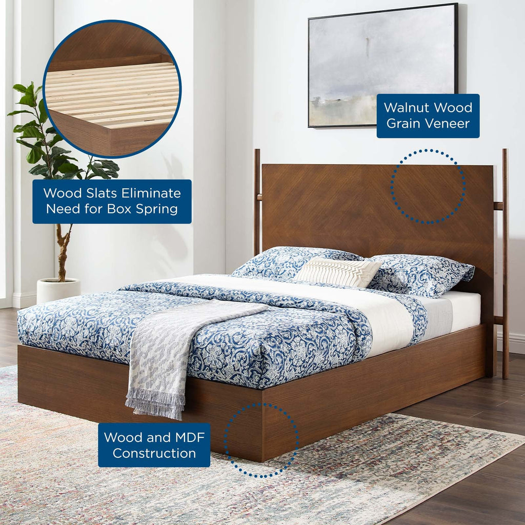 Kali Wood Queen Platform Bed by Modway