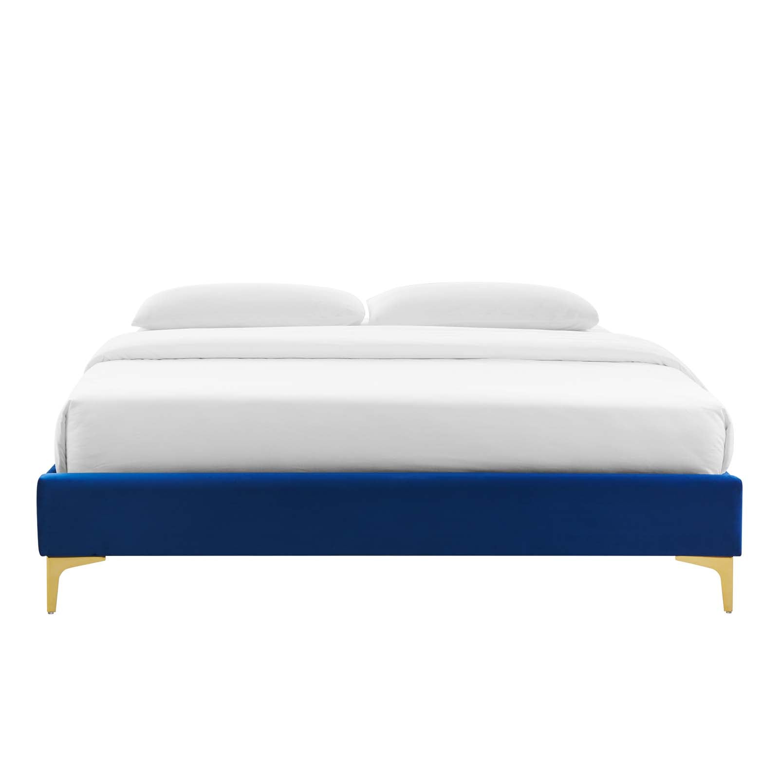Sutton Performance Velvet Queen Bed Frame by Modway