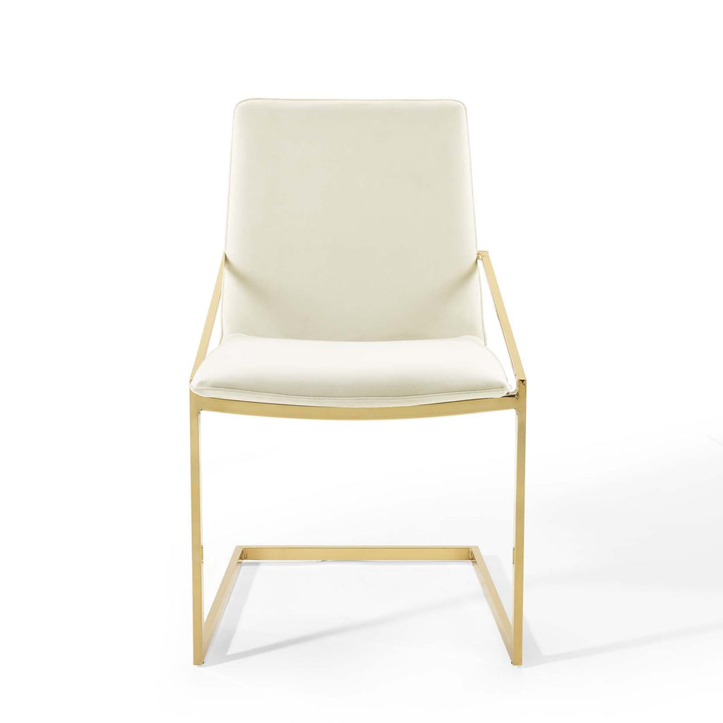 Pitch Performance Velvet Dining Armchair Set of 2 by Modway