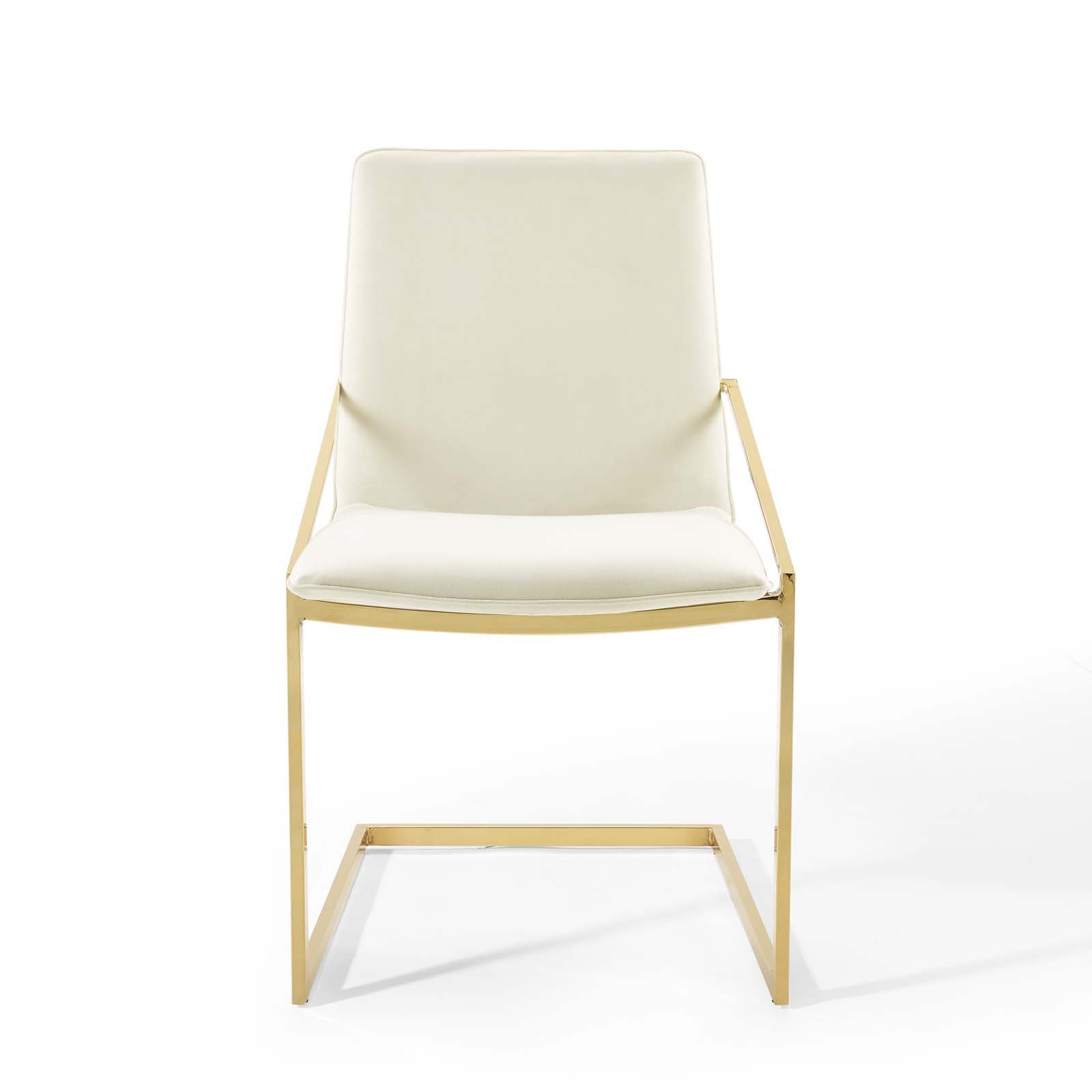 Pitch Performance Velvet Dining Armchair Set of 2 by Modway