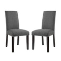 Parcel Fabric Dining Side Chair Set of 2 by Modway