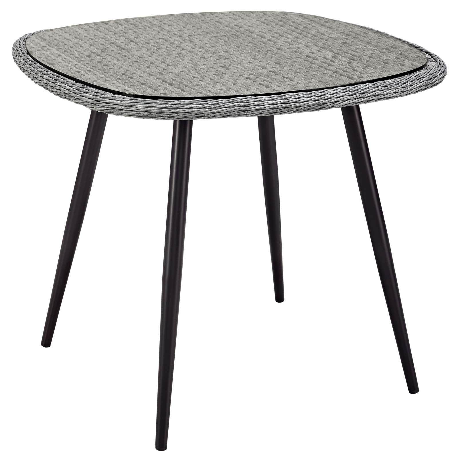 Endeavor 3 Piece Outdoor Patio Wicker Rattan Dining Set by Modway