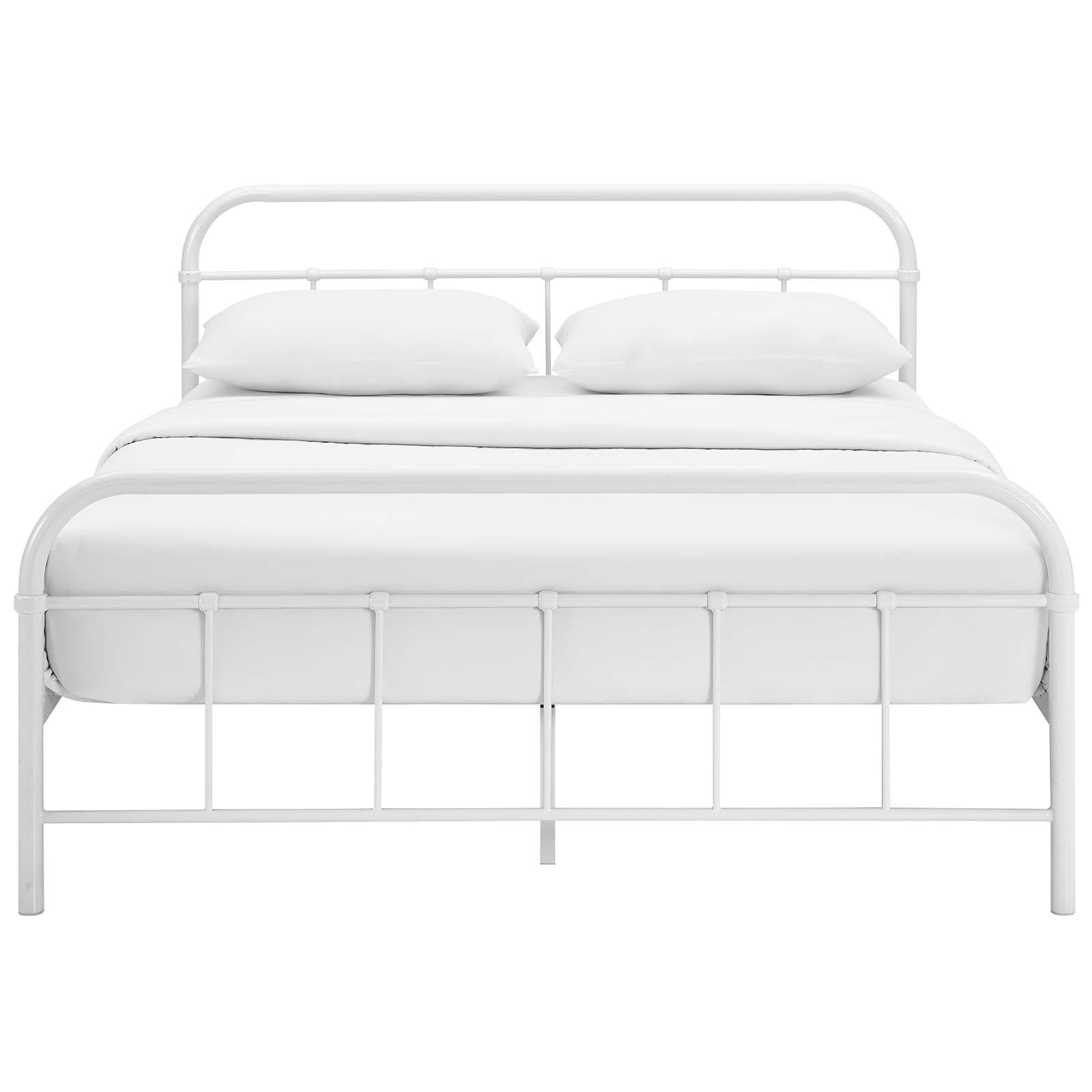 Maisie Stainless Steel Queen Bed Frame by Modway