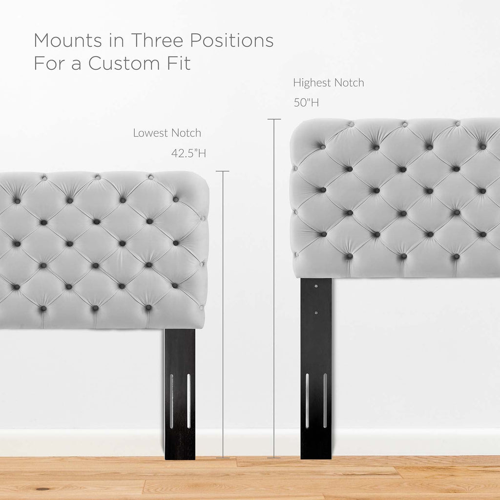 Lizzy Tufted Performance Velvet Full/QueenHeadboard by Modway