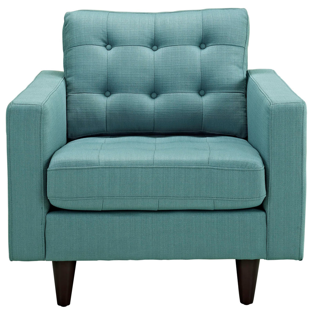 Empress Upholstered Fabric Armchair Set of 2 by Modway