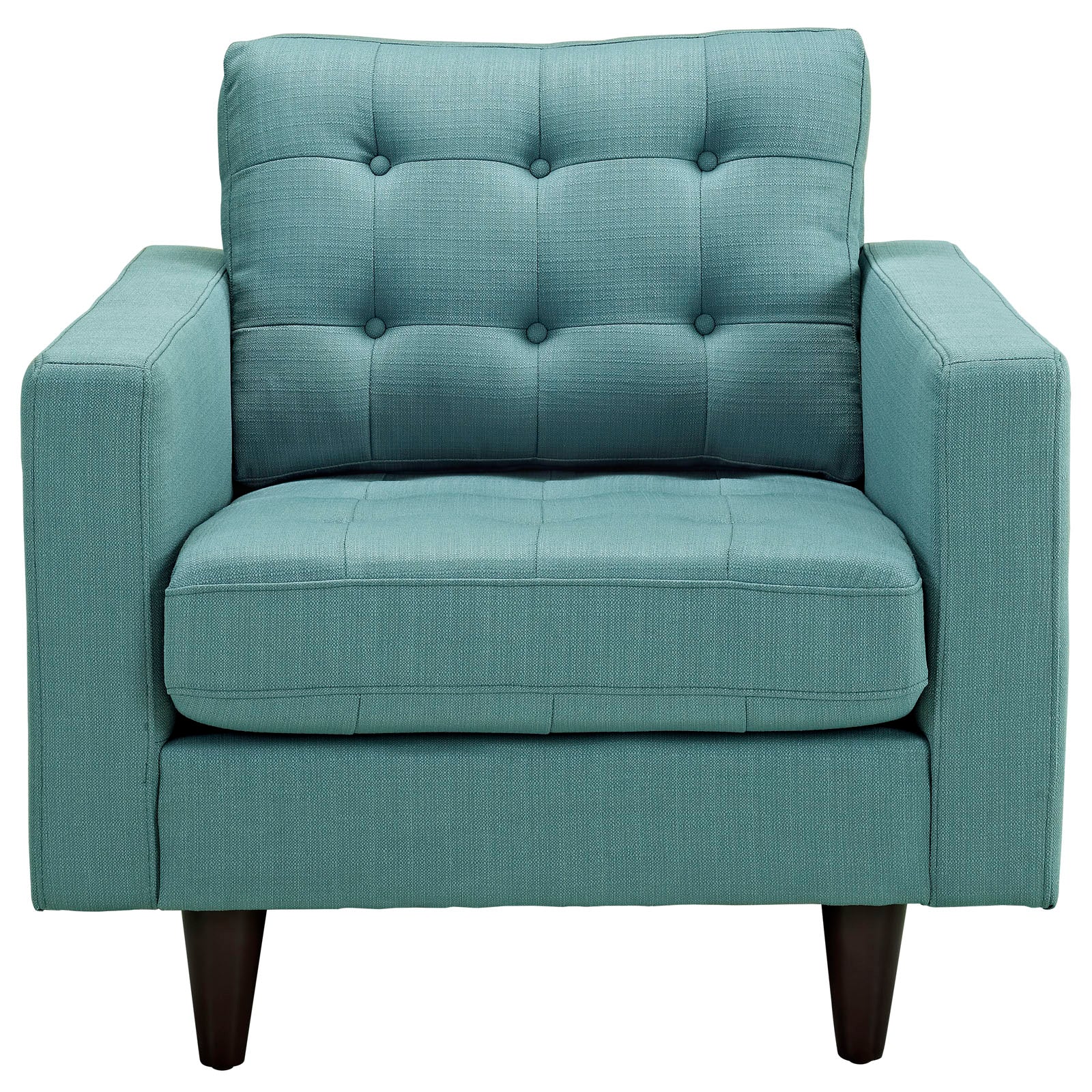 Empress Upholstered Fabric Armchair Set of 2 by Modway
