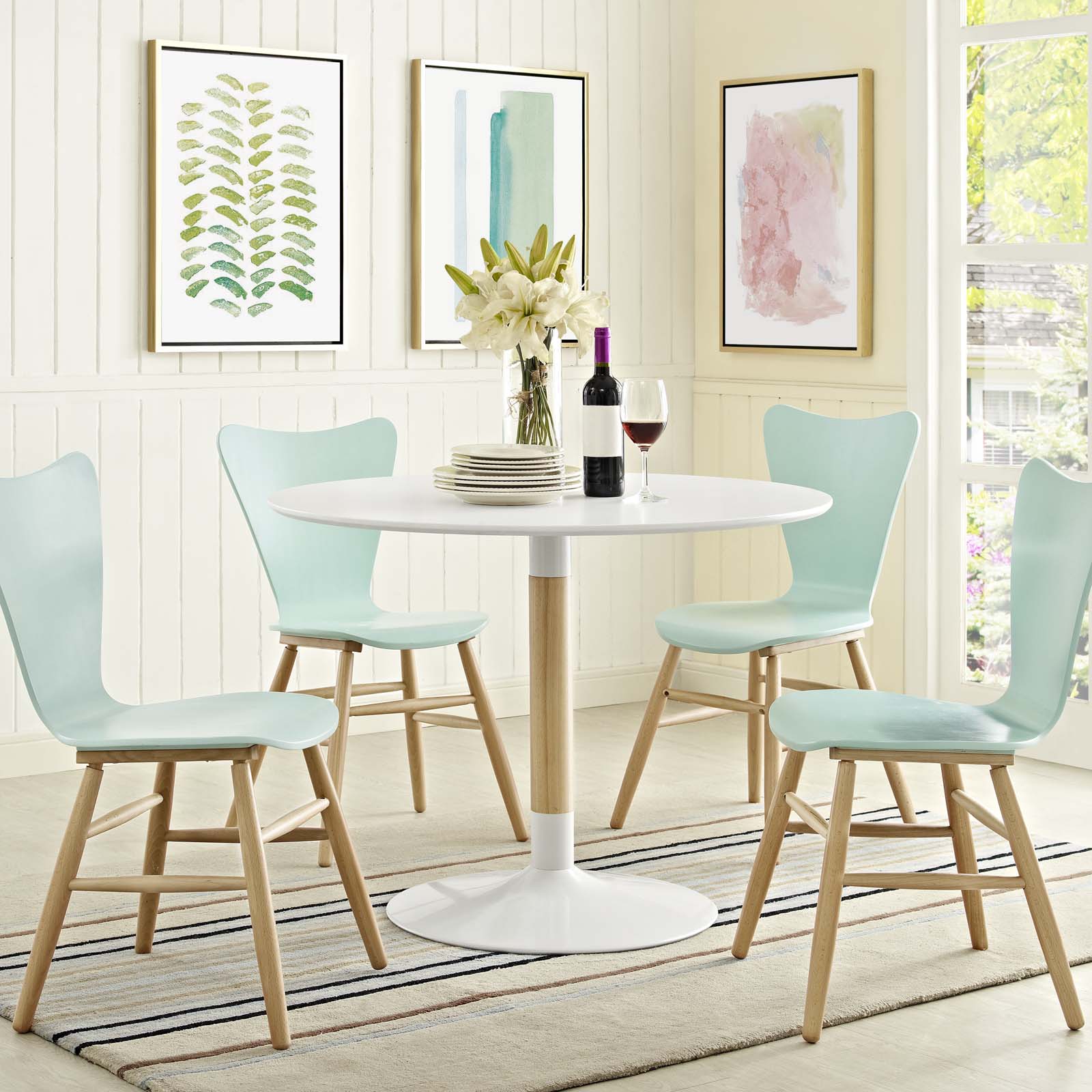 Whirl Round Dining Table by Modway