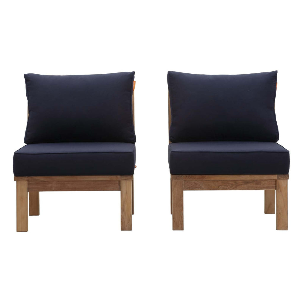Marina 2 Piece Outdoor Patio Teak Set by Modway