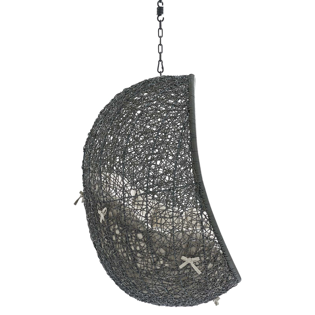 Hide Sunbrella¨ Fabric Swing Outdoor Patio Lounge Chair Without Stand by Modway