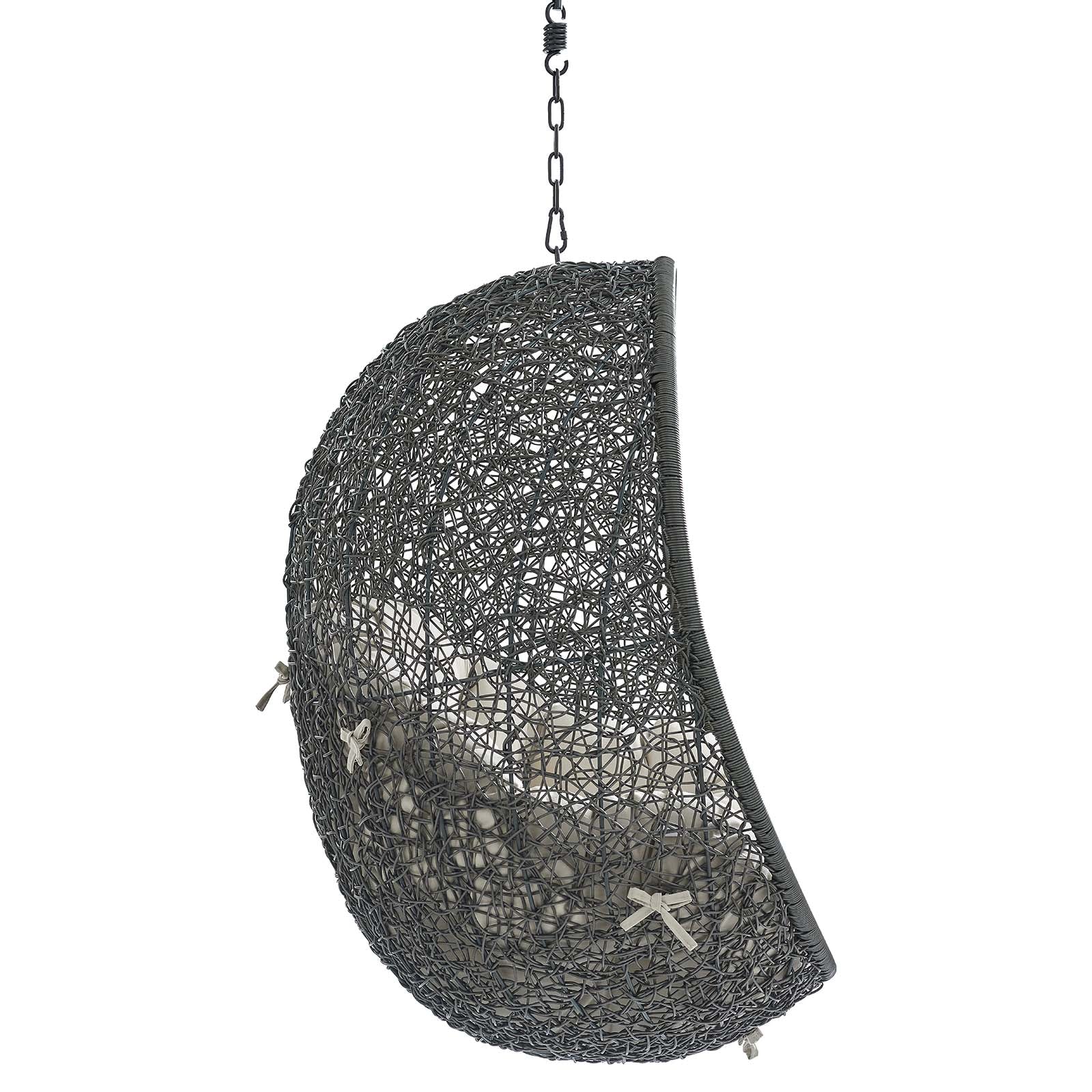 Hide Sunbrella¨ Fabric Swing Outdoor Patio Lounge Chair Without Stand by Modway