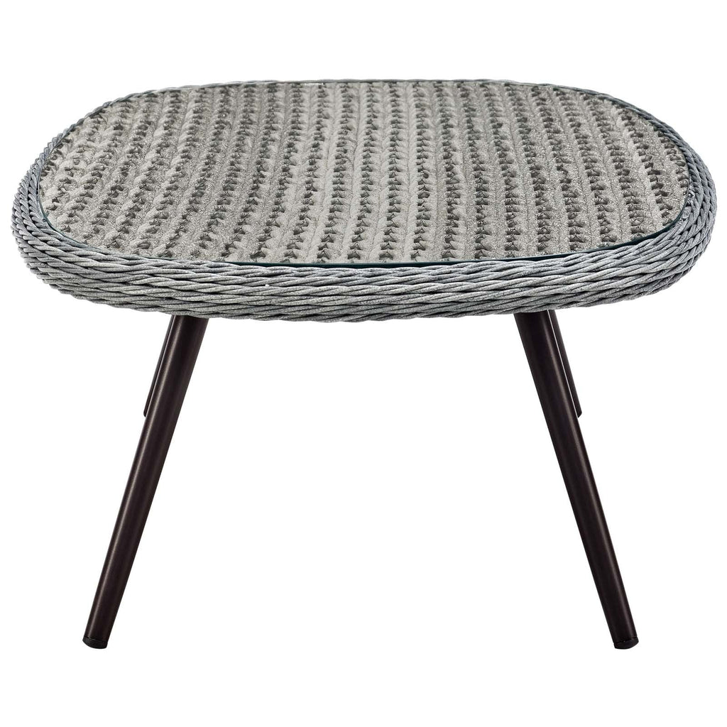 Endeavor Outdoor Patio Wicker Rattan Coffee Table by Modway