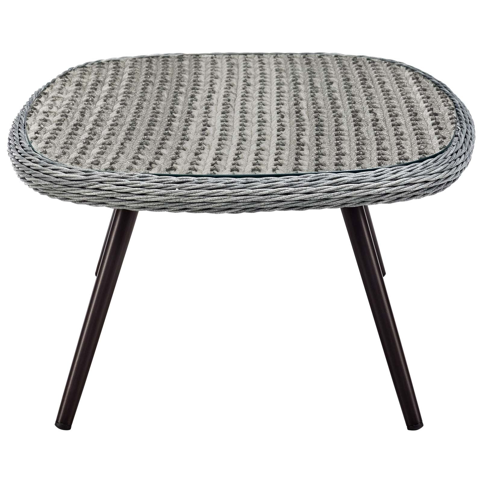 Endeavor Outdoor Patio Wicker Rattan Coffee Table by Modway