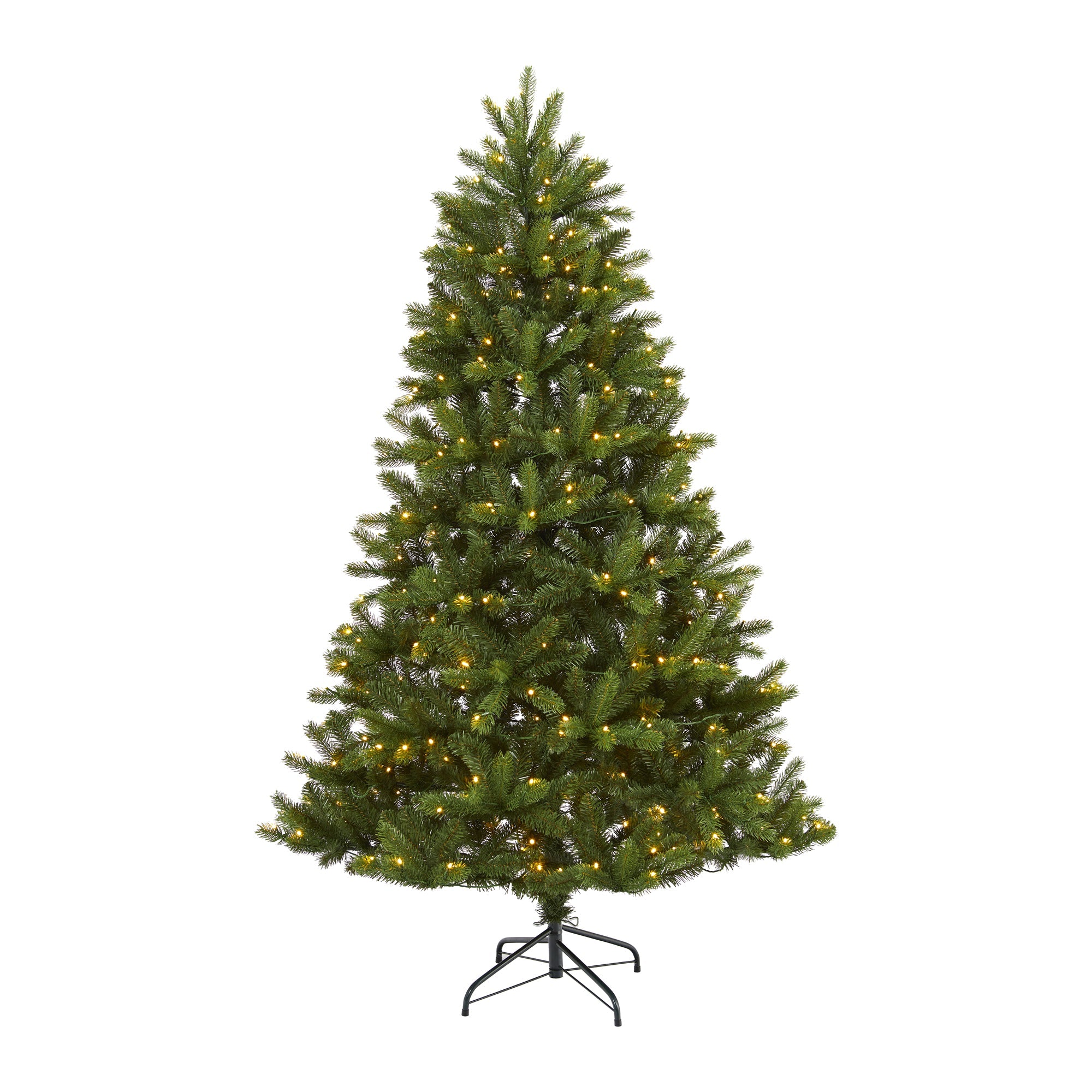 6' New Haven Spruce 'Natural Look' Artificial Christmas Tree with 350 LED Lights