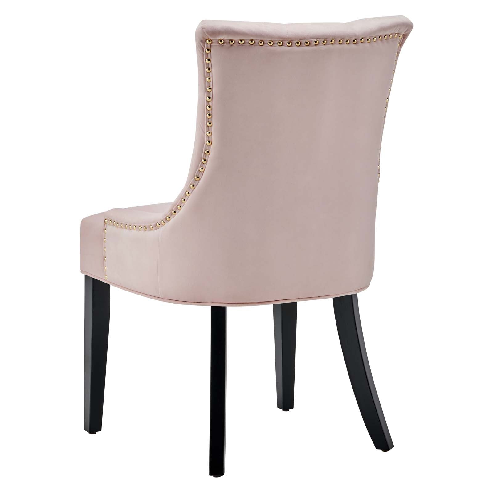 Regent Tufted Performance Velvet Dining Side Chairs Set of 2 by Modway