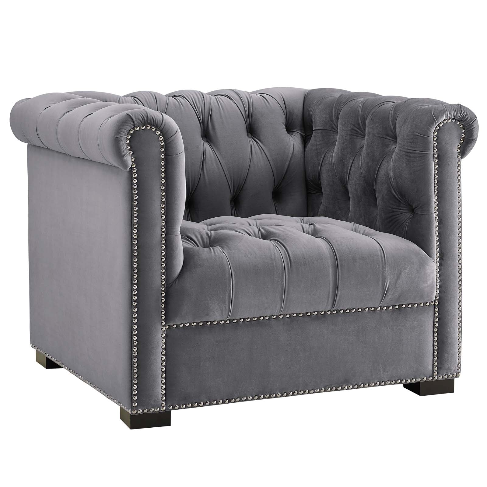 Heritage Performance Velvet Armchair by Modway