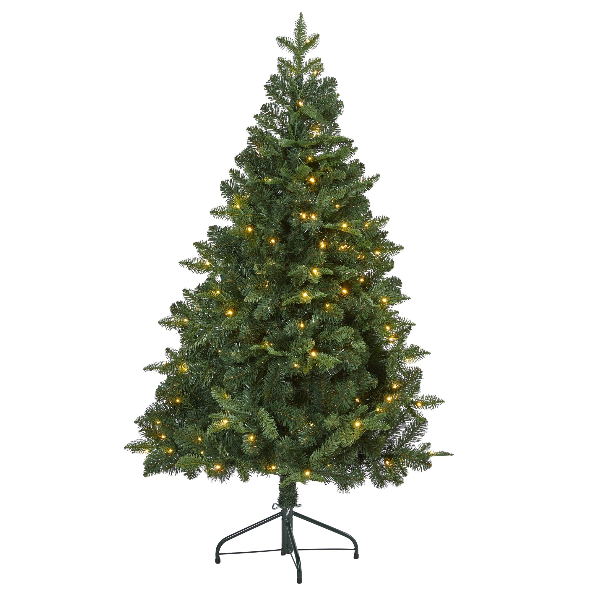 5' Grand Teton Spruce Flat Back Artificial Christmas Tree