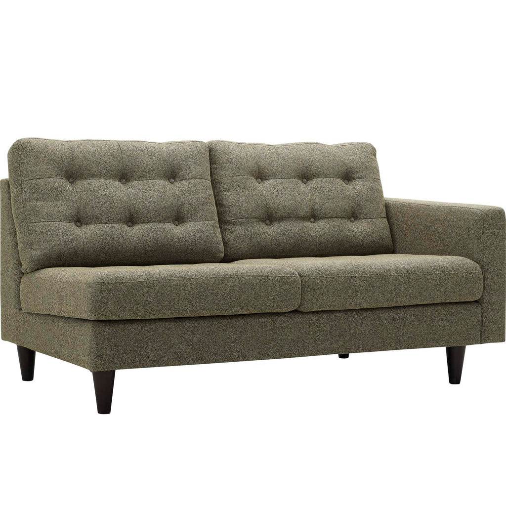 Empress Right-Facing Upholstered Fabric Loveseat by Modway