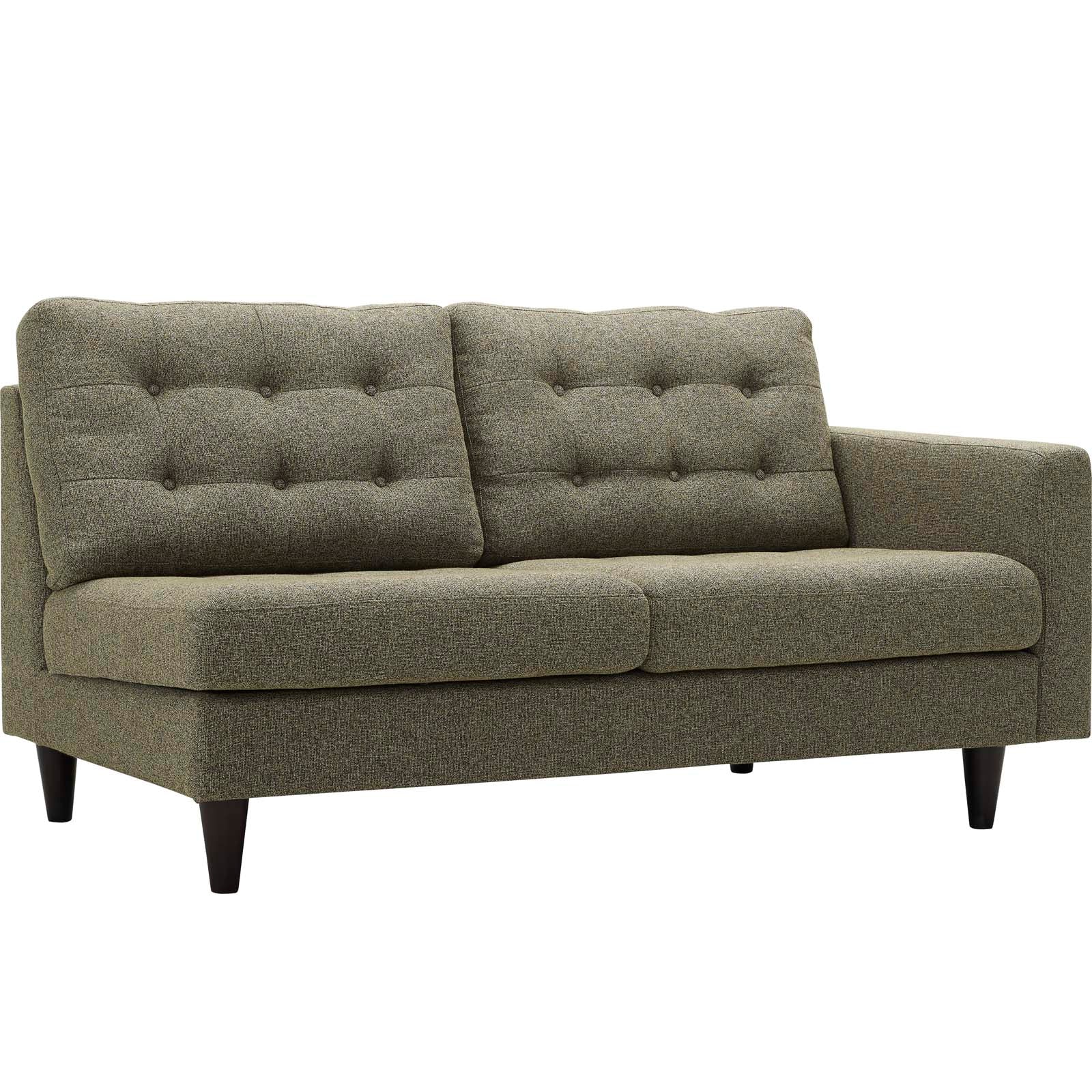 Empress Right-Facing Upholstered Fabric Loveseat by Modway