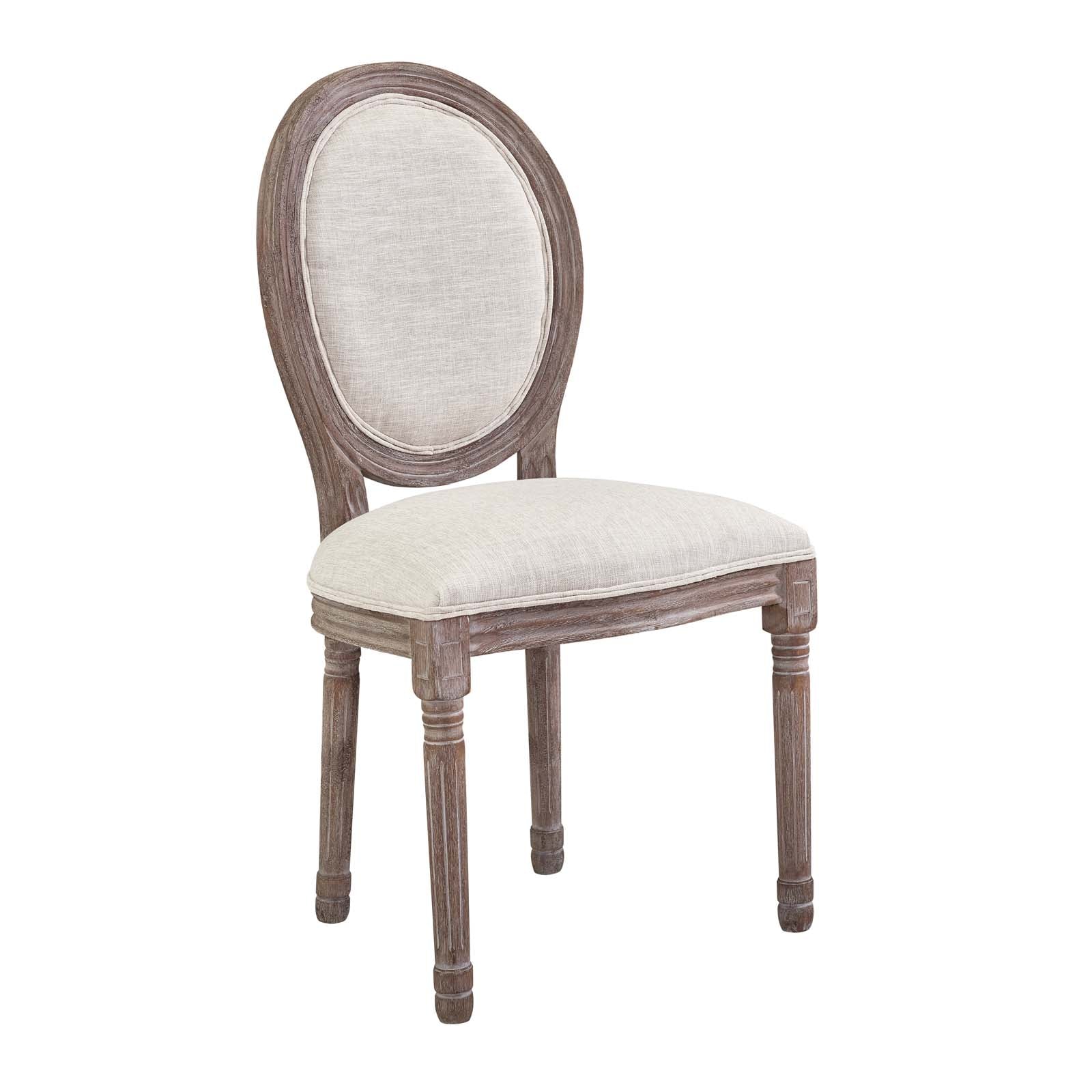 Emanate Upholstered Fabric Dining Side Chair Set of 4 by Modway