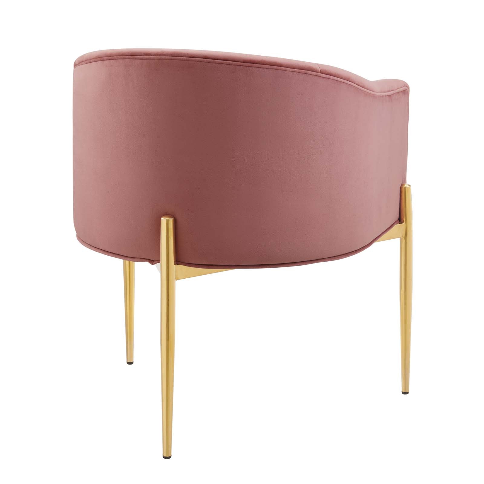 Savour Tufted Performance Velvet Accent Chairs Set of 2 by Modway