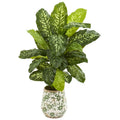50"  Dieffenbachia Artificial Plant in Decorative Planter (Real Touch)