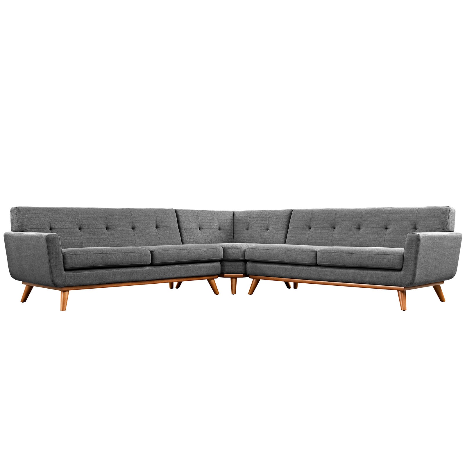 Engage L-Shaped Upholstered Fabric Sectional Sofa by Modway