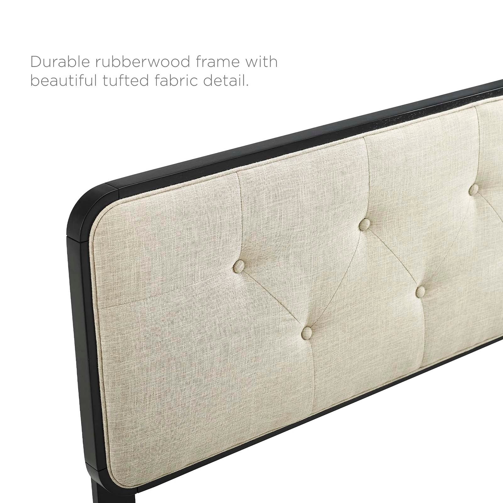 Collins Tufted Fabric and Wood Queen Headboard by Modway