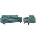 Empress Armchair and Sofa Set of 2 by Modway