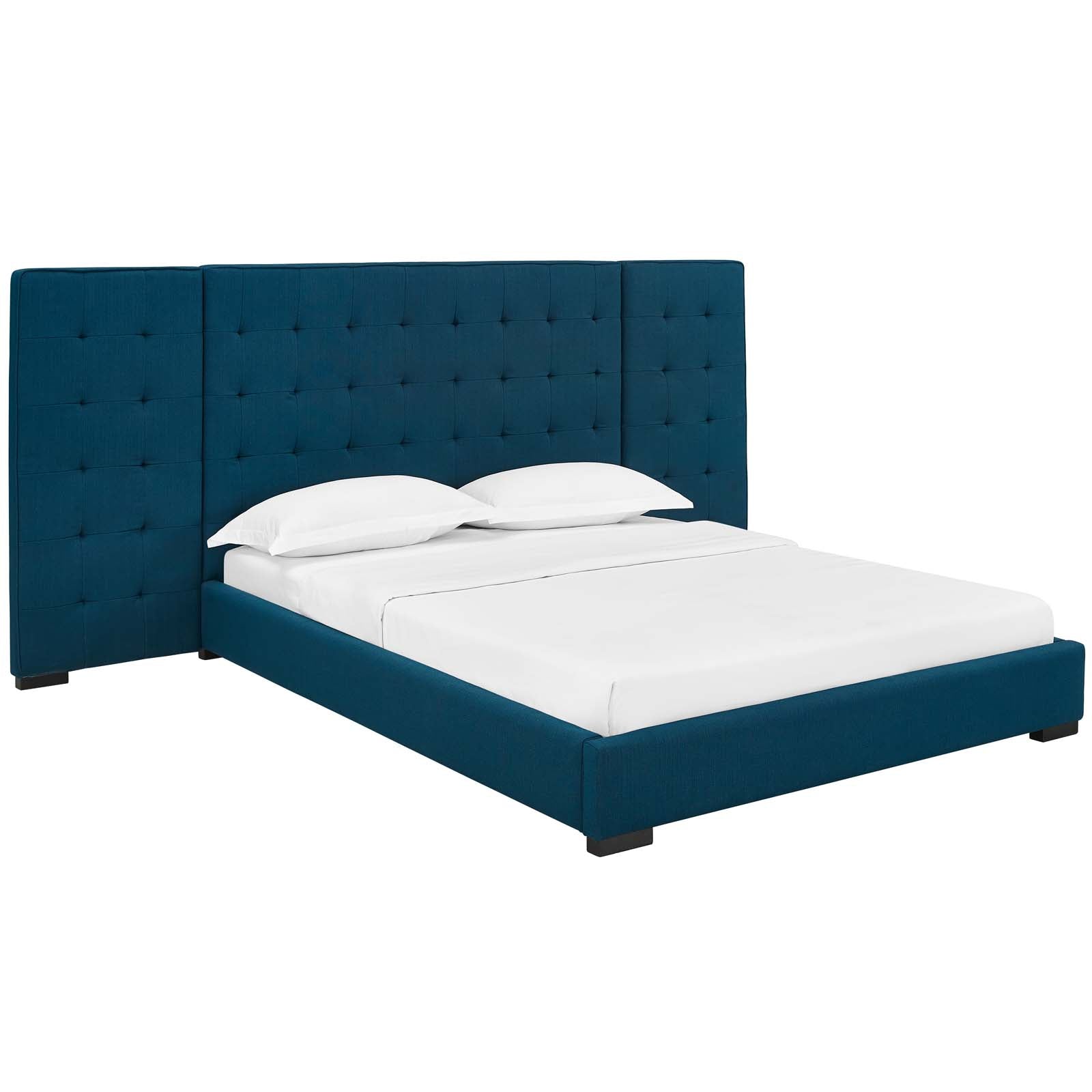 Sierra Upholstered Fabric Queen Platform Bed by Modway